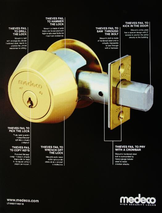 Medeco deadbolt