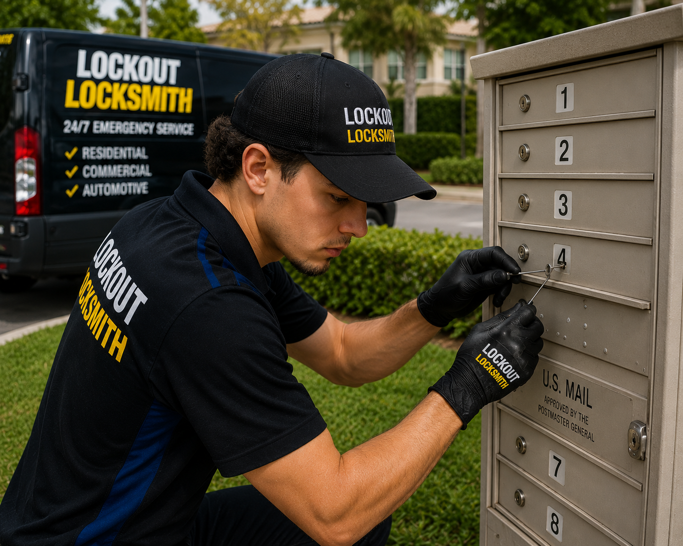 Mailbox Key Lock Pine Island Ridge